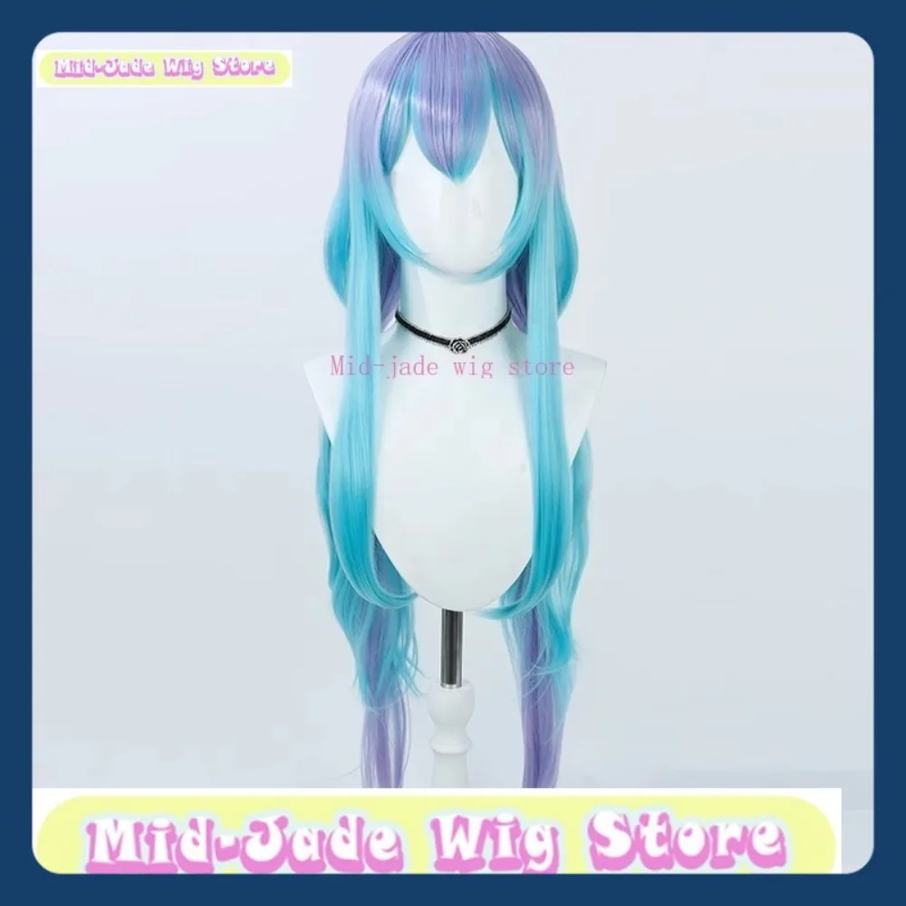 Wig Mid-Jed Toko Path To Nowhere Hamel Wig Cosplay Permainan Anime Wig Sintetis Pesta Halloween Bermain Peran