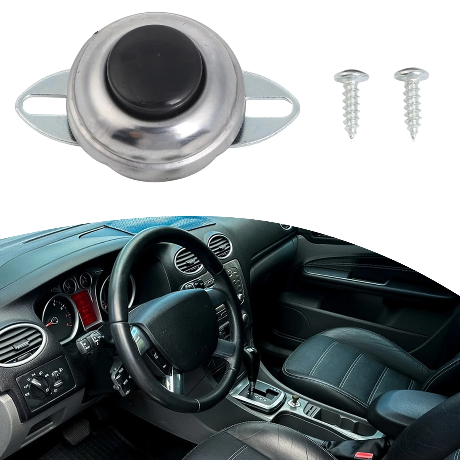 

Waterproof 12V Push Button Switch for Engine Start in Car Boat Cart ATV with Flush Mount Installation and Metal ABS