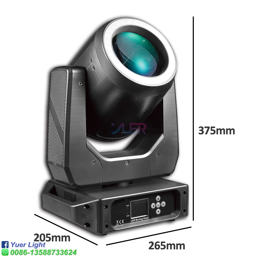 Imagem -03 - Mini Led Moving Head Beam Wash Rotating Gobo Luz Stage Light Effect Professional dj Disco Festa de Casamento 260w Pcs por Lote