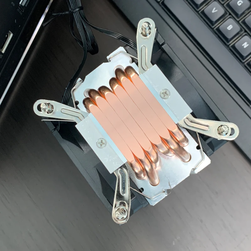 Chłodzenie powietrzne CPU z 6 rurkami cieplnikowymi, 4PIN PWM, procesory PC AM4, chłodzenie do Intel LGA X99 2011 1700 1150 1151 1366 1155 X79 AM5 AM3