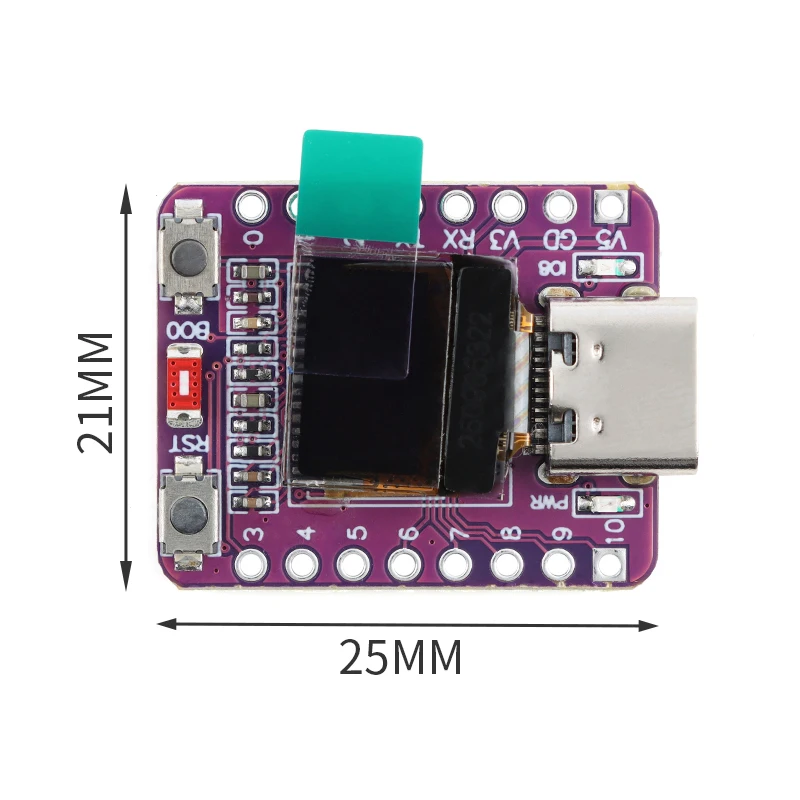 Picture 5: ESP32-C3 0.42-inch Screen OLED White Light Display Bluetooth Supermini Development Board Type-C Interface
