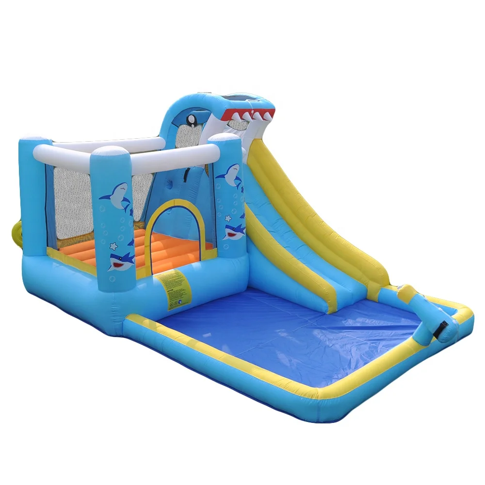 

OEM sales custom party set castle inflatable bouncy house combination water slide inflatable bouncy bed