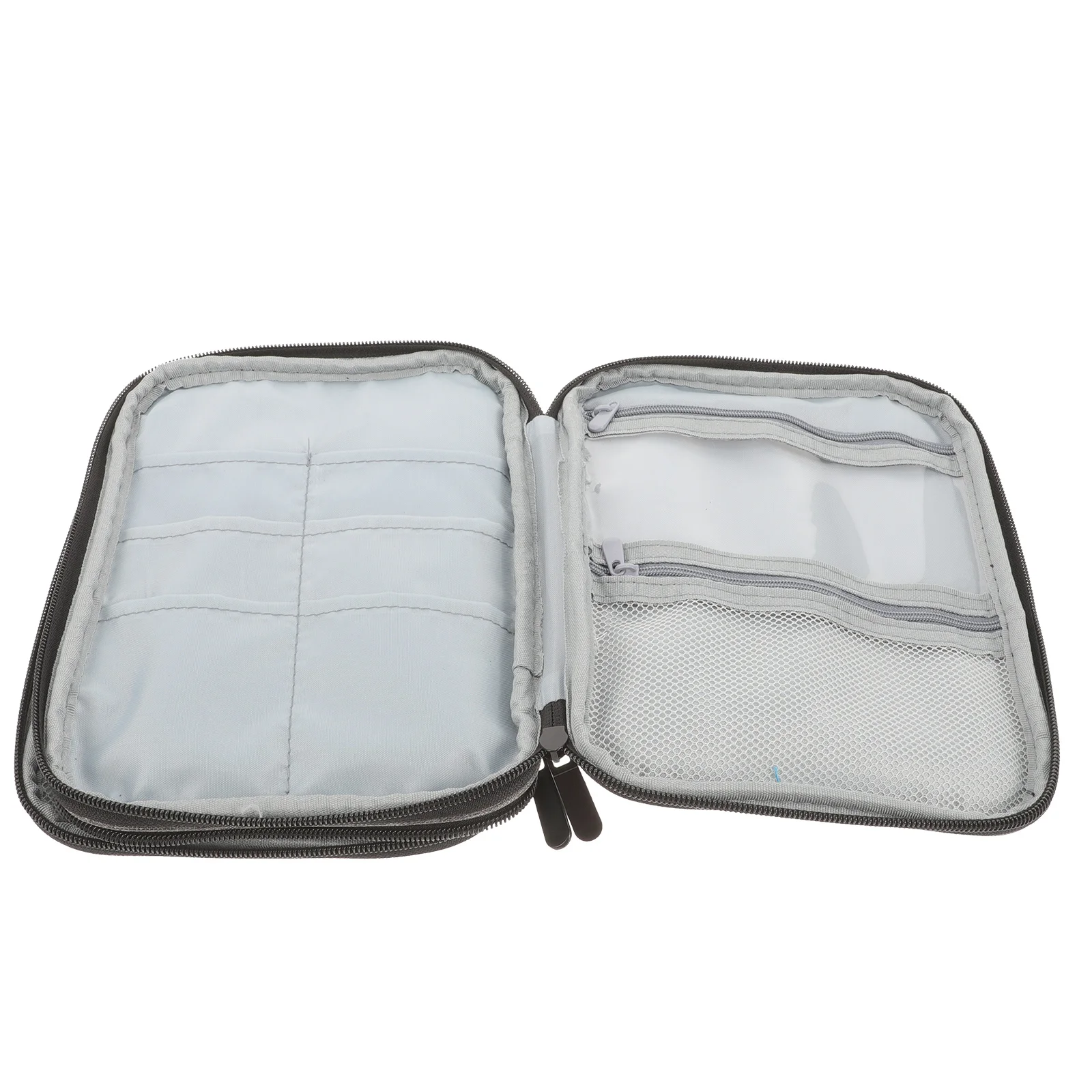 

Wire Loop Knitting Needle Storage Bag Oxford Cloth Large Capacity Multi Compartment Carry Carrying Case Sweater Needle Organizer