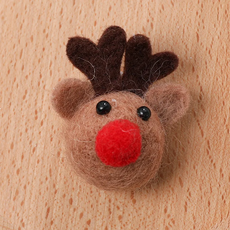 "Felt Christmas Ornaments DIY Kit - Santa Snowman Star Set - Xmas Tree Hanging & Tabletop Decor