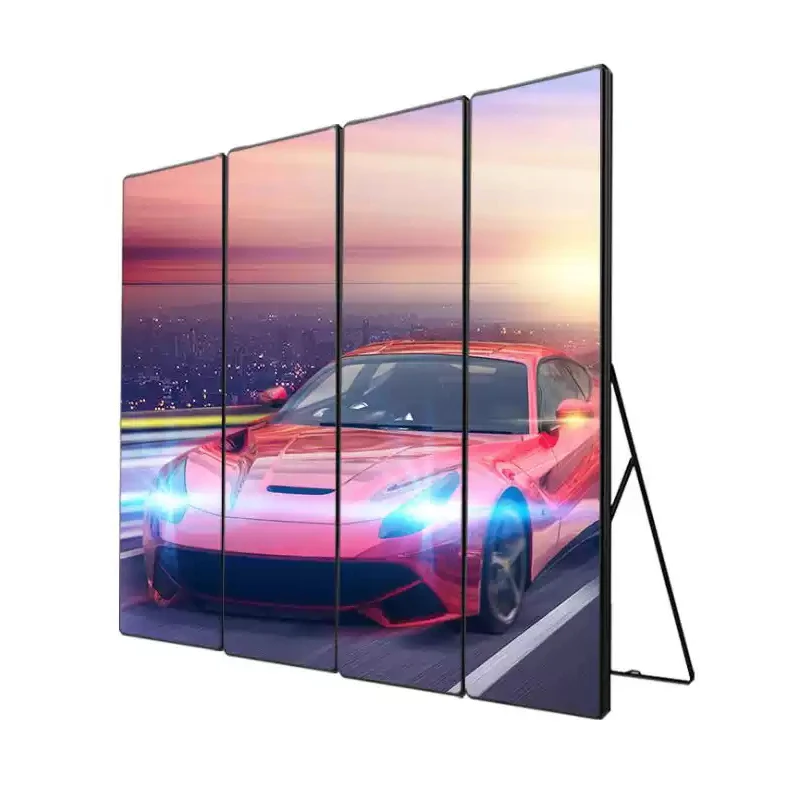 

Светодиодный плакат с экраном, рекламный P2,5, портативный умный рекламный плеер, светодиодный экран для торгового центра