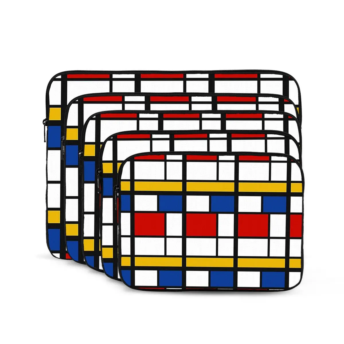 De Stijl #1 (Mondrian Inspired) Notebook Laptop Bag Case Pouch Notebook Sleeve Cover Bag Tablet Shockproof Case Bag