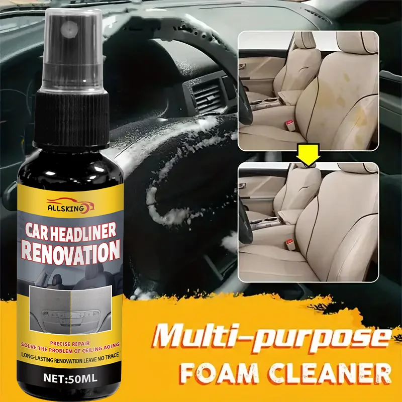 

Средство для чистки салона автомобиля: кожа, ткань, потолок, ремни безопасности. Мощное удаление пятен без смывания. Детейлинг.