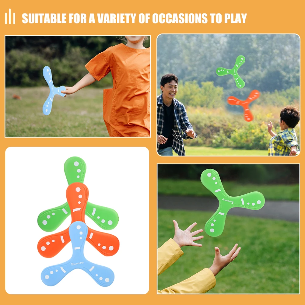 

3 Pcs Soft Flying Disc for Kids Outdoor Games Lightweight Outdoor Flying Toys EVA Toys Family Play