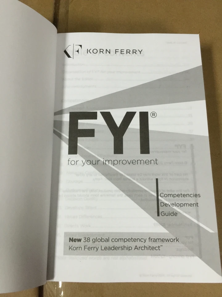 FYI For Your Improvement Competencies Development Guide 6th