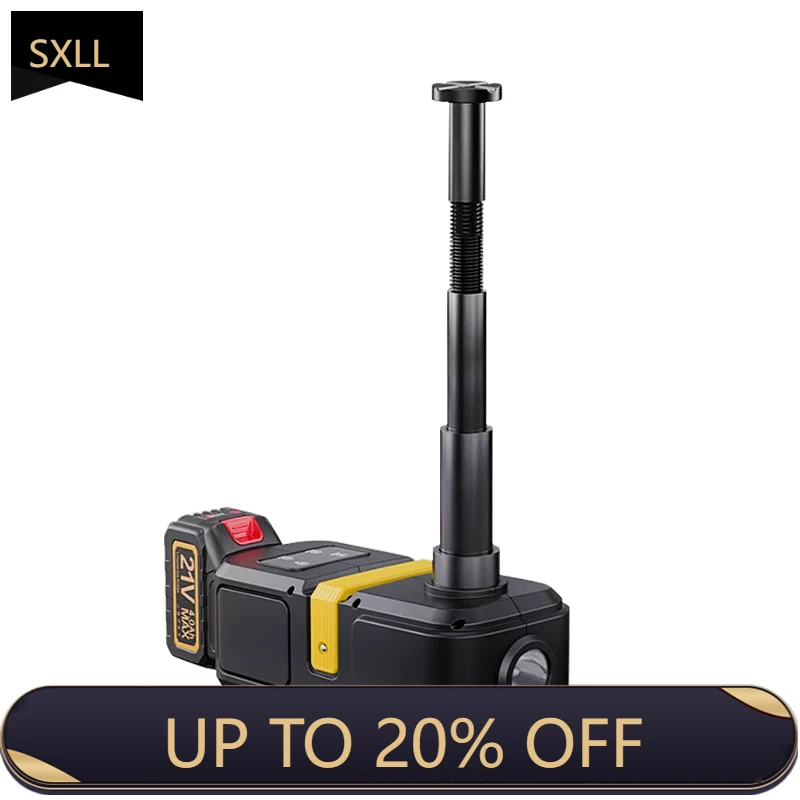 

SXLL Electric spiral jack 5t 12v outdoor electric car jack 3 in 1 electric hydraulic car jack kit with wrench set