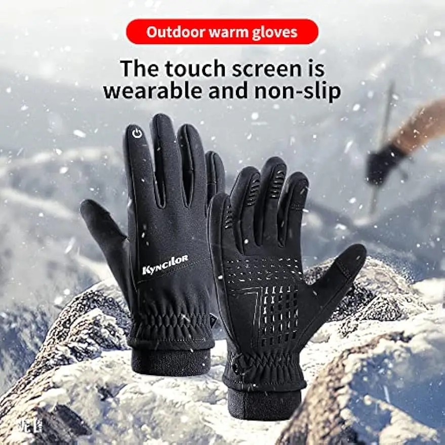 Guantes de invierno impermeables para Snowboard, mejorados, cálidos, a prueba de viento, para esquí, adecuados para clima frío, para hombre y mujer