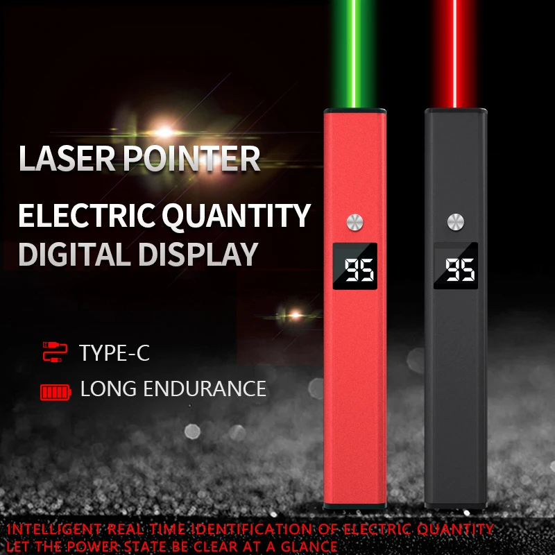 Lassr Pointer Electricity digital display Laser pen sales Department Laser pointer infrared ray pointer Type-C charging