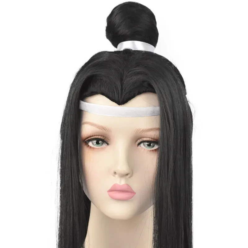 qq023Anime Mo Dao Zu Shi Wangji Untamed Lan Zhan Wig The Grandmaster of Demonic Cultivation Cosplay Props