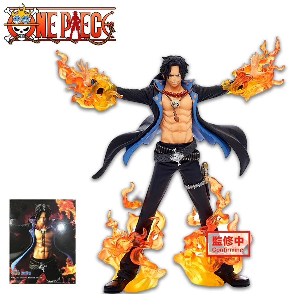 

New One Piece Portgas D Ace Action Anime Figure Flame Fire Fist Ace PVC Model Decoration Collection Boy Toy Holiday Gifts