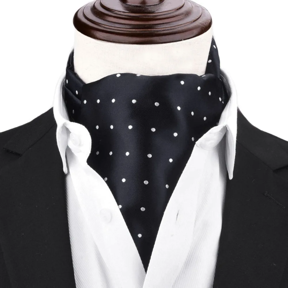 Fashion Floral Men Cashew Tie Jacquard Dots British Collar Scarf Accessories Shirt Decoration Formal Neck Tie Gentleman