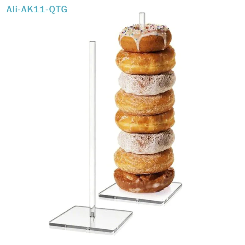 NEW Acrylic Doughnut Holder Dessert Display Rack Dim Sum Bread Sales Rack Donut Stand Birthday Party Wedding Table Decoration