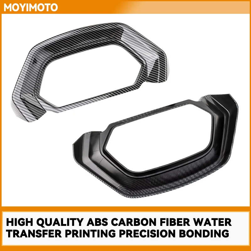 

For YAMAHA NMAX155 2025 nmax155 2025 Motocycle Dashboard Instrument Frame Cover Trim Carbon Fiber Panel Trim Cover Accessories
