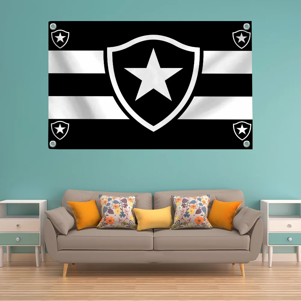 Club Flag Pride Flag Flag to Hang Flags for Rooms Banner B-botafogo De Futebol E Regatas Fc Outdoor Decorations Wall Decoration