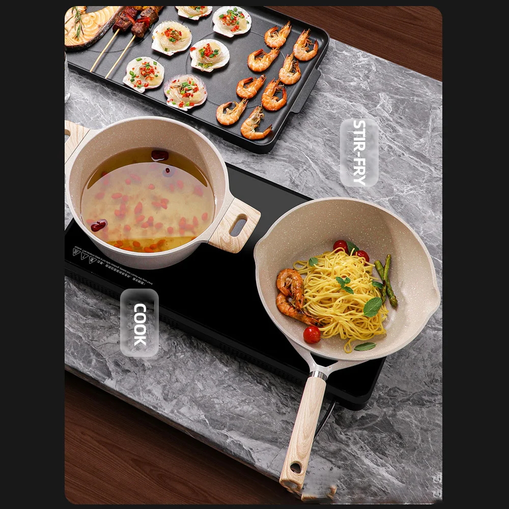 ครัวเรือนย่างเตาแม่เหล็กไฟฟ้าใช้คู่มัลติฟังก์ชั่เตาแม่เหล็กไฟฟ้า Hornillo Electrico Induction เครื่องทําความร้อน