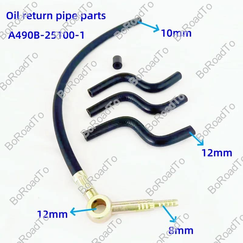 Forklift Accessories Forklift Oil Return Pipe Parts (Assembly) A490B-25100-1 1 Set Of 5