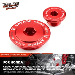 2024 Crankcase Cover Alternator Cap Side Decorate Screw For Honda NC700X/N/S NC750S/X/J ADV750 CB400SF CBF500 CB1300 CB400 CB500