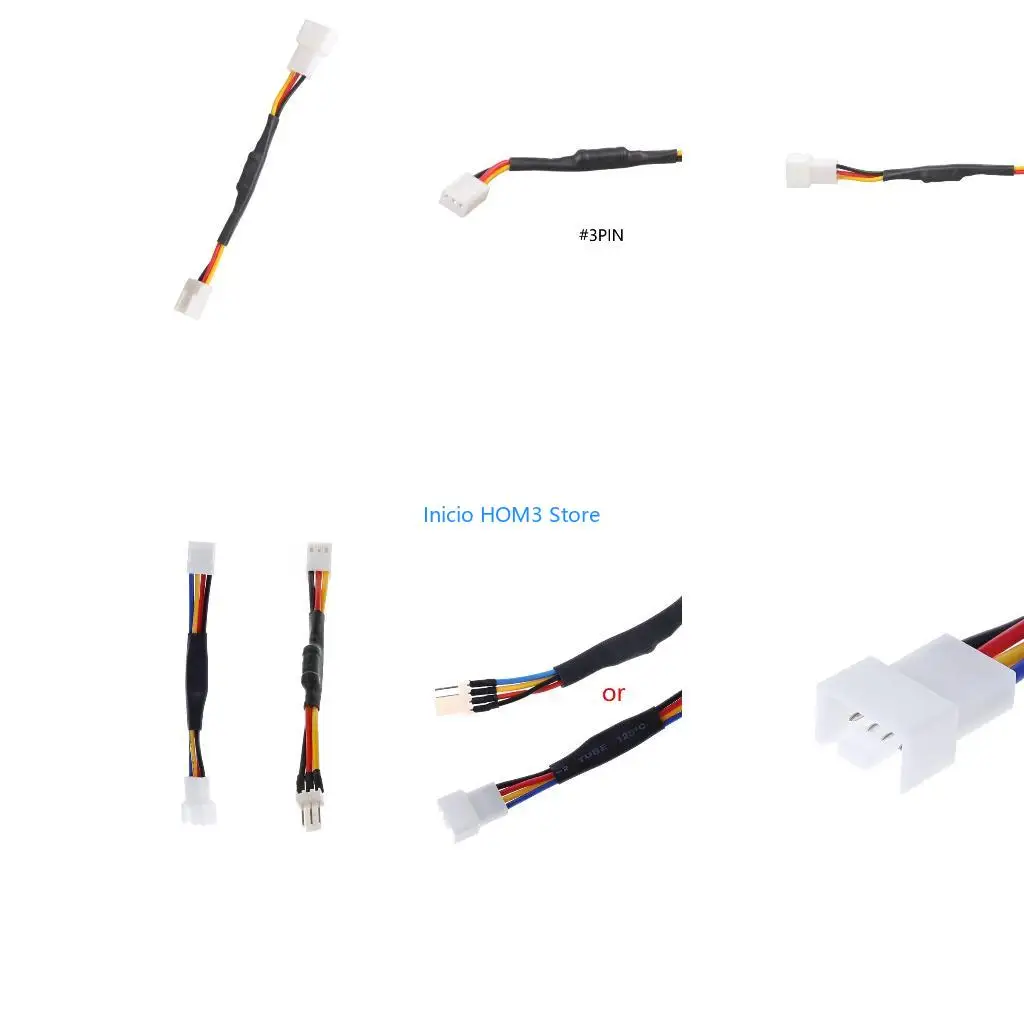 A5YD Low-Noise Resistors Cable Efficient Management Upgrades for PC Case Fan