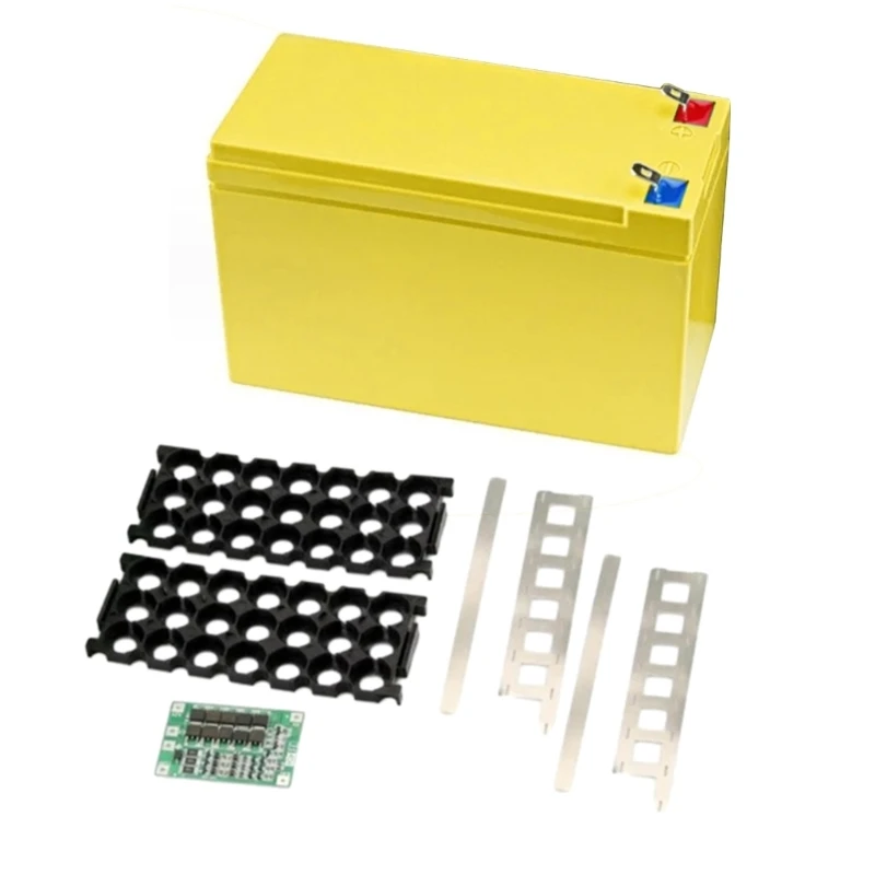 12V 7Ah Storage Box 3X7 18650 Holder 3S 40A with Welding Nickel Container Case For DIY Pack Sprayers