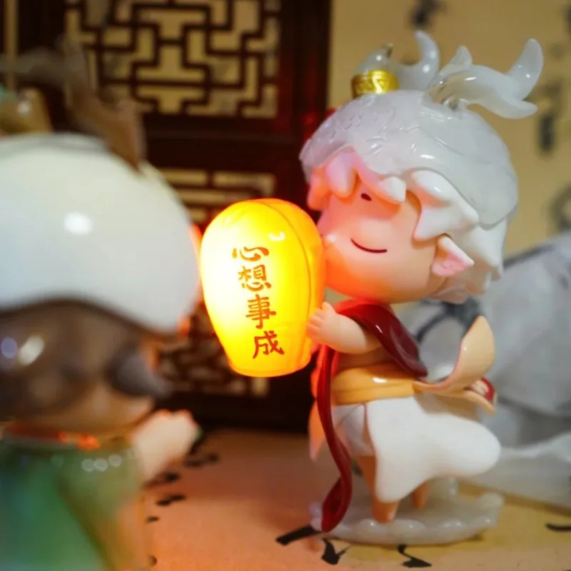 

Аутентичная слепая коробка серии MIMI Fenghualu в китайском стиле, аксессуар ручной работы, кукла, игрушка, милый женский подарок на день рождения, орнамент