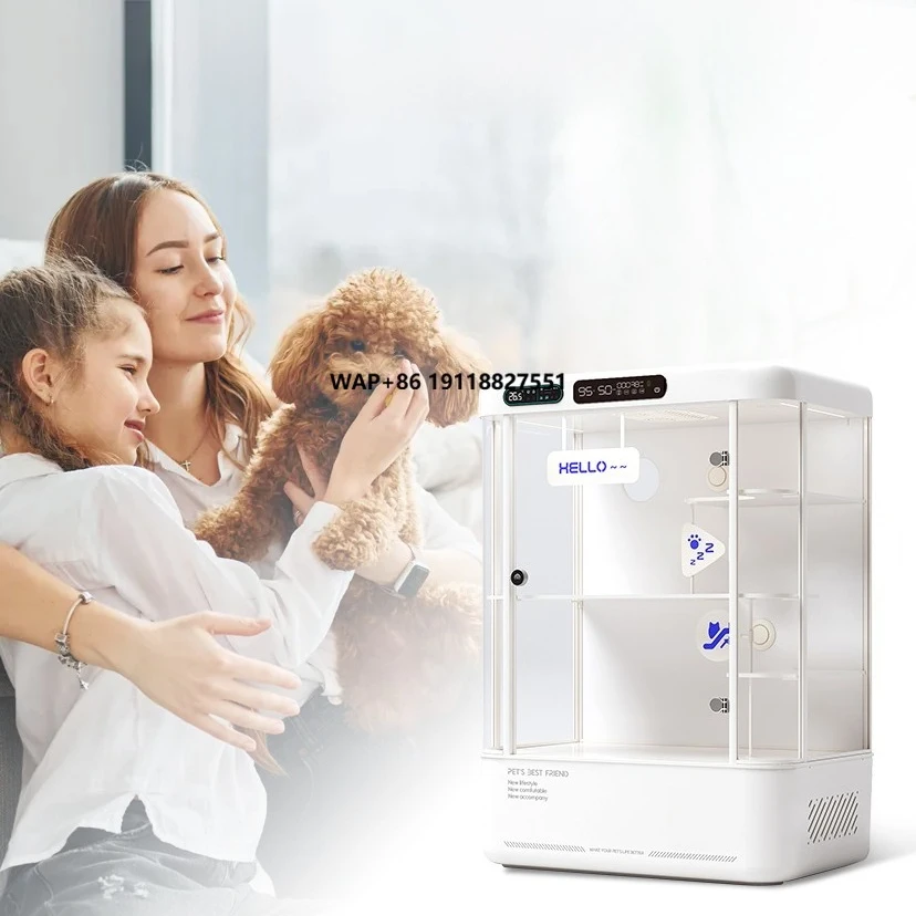 

MICITECH Pet Cage Constant Temperature Veterinary Rabbit Cage Cat Storage House Smart Chamber Insulated Dog Kennel Dog Crate