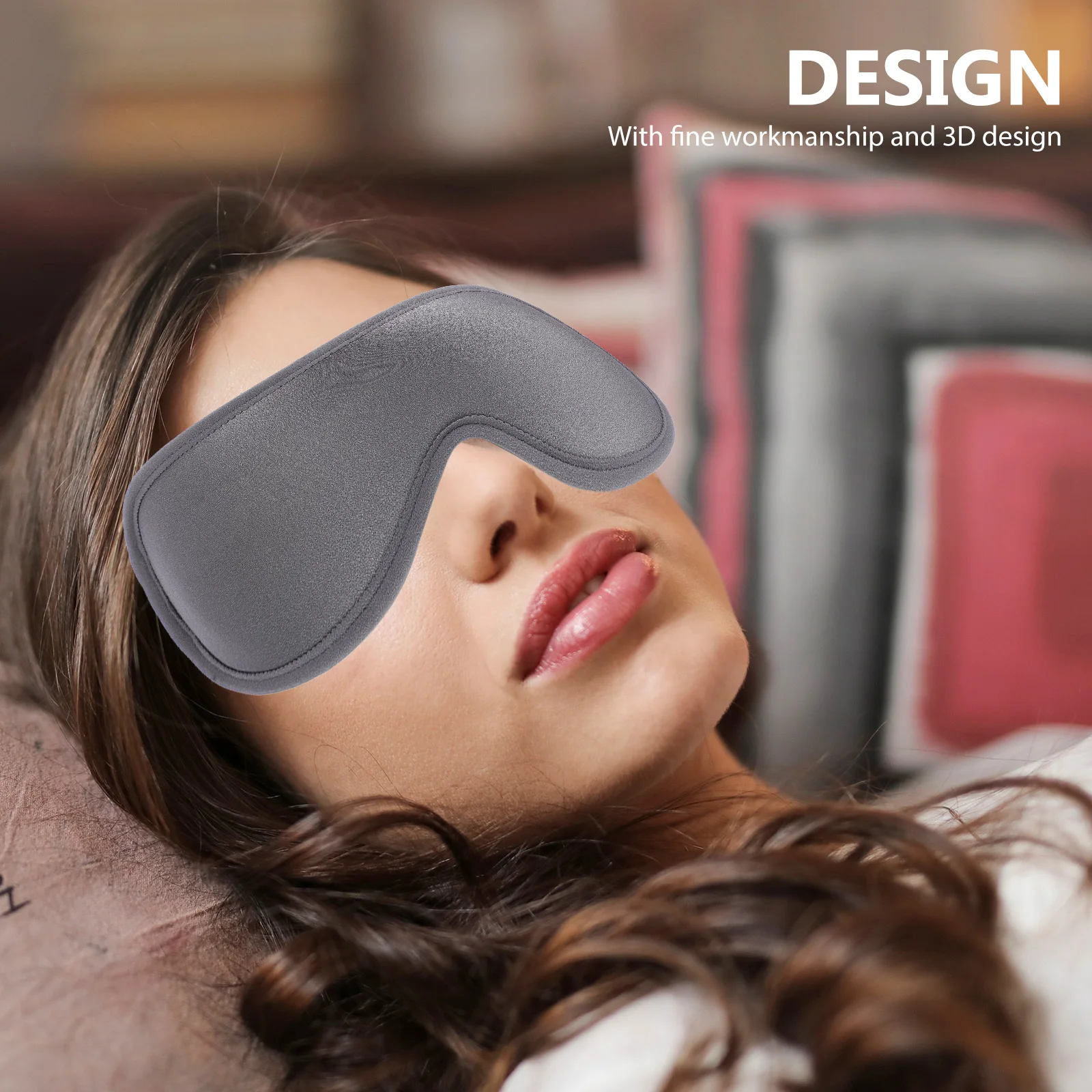 

3D Sleeping Eye Mask Comfortable Light Blocking Sleep Cover for Night Travel Office Outdoor Eye Shade for Sleeping Women