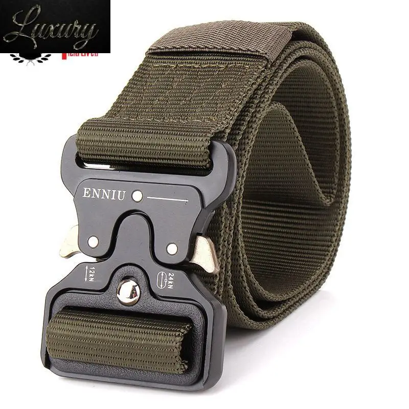 

SWAT Military Equipment Knock Off Army Belt Men Heavy Duty US Soldier Combat Tactical Buckle Male Sturdy Nylon Waistband