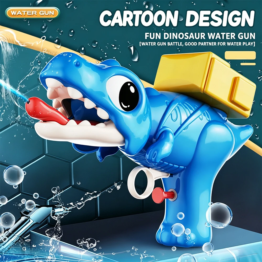 

2026 New Summer Fun Dinosaur Water Gun Good Partner for Pool Water Play Multiplayer Water Gun Battle Toy Game