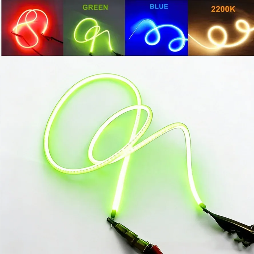 300mm 600mm 12V 24V LED Flexible Ultra Slim Filament Spiral Bulb Filament Retro Edison Bulb Parts Diode Light Strip Decoration