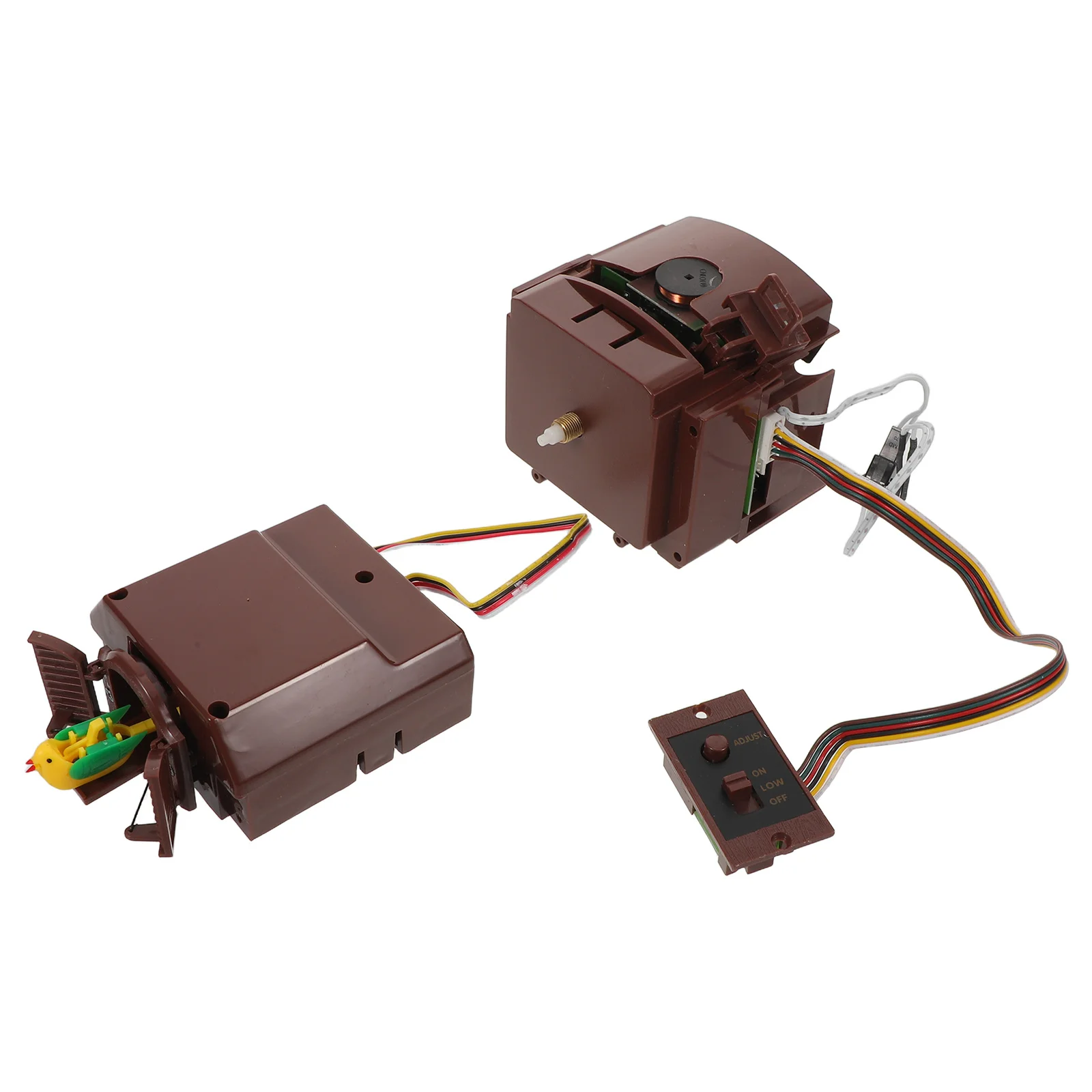 

Decorative Clock Mechanism Cuckoo Movement Parts Quartz Replacement Brown Wall Kit Repair Tools