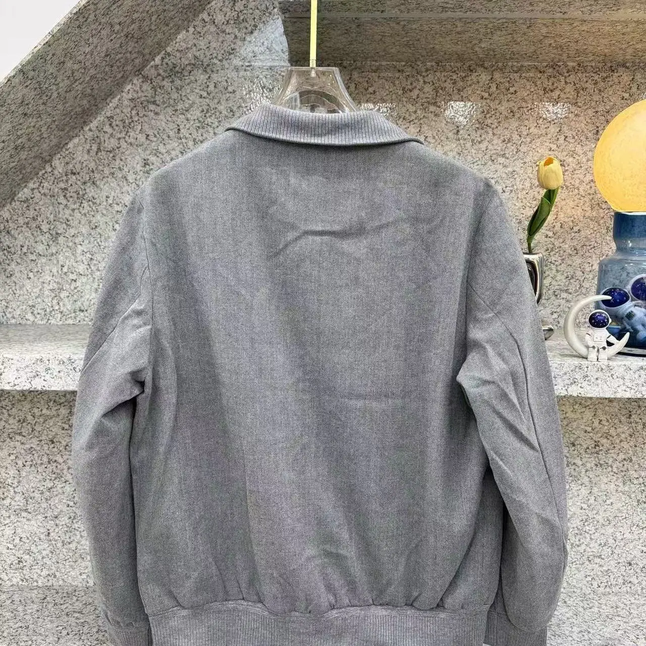 سترة LP الإيطالية المصنوعة من الصوف المطرز بطية صدر السترة #2