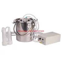 5L Electric Pulse Adjust Speed Milking Machines Portable Automatic Stopping Sheep Goat  Machine