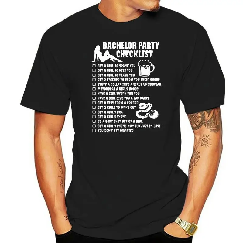 2024 Summer Fashion Hot Bachelor Party Checklist - Get A Girls To Spank You Tee T-Shirt T shirt