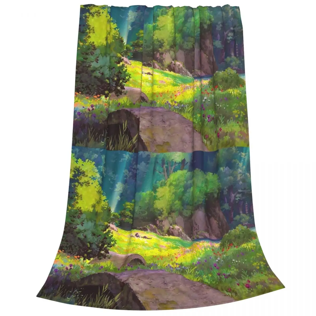 Borrowed Feelings Blanket Fleece Portable Sofa Throw Blankets For Couch Bedding Travel Throws Bedspread Quilt