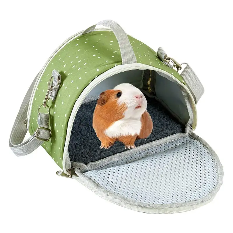 Hamster Carrier Cage Breathable Portable Travel Pet Carrying Case Multi-Purpose Lightweight Travel Pet Backpack Carrier