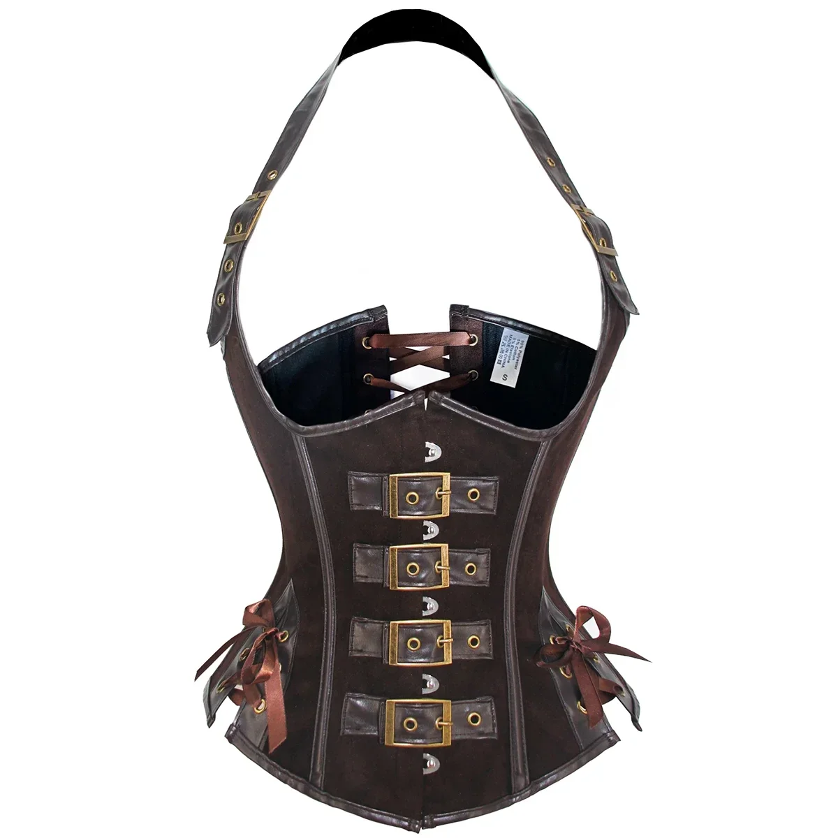 top-corset-vintage-feminino-sob-o-peito-bustier-em-camurca-marrom-estilo-gotico-steampunk-corselete-com-alca-halter-em-couro-pu