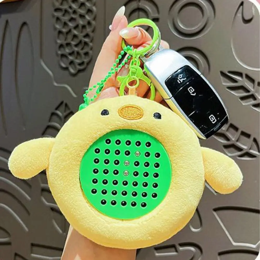 Cartoon Drawing Board Keychain Magnetic Drawing Board Cute Animal Shape Stuffed Toy Key Ring Lovely Plush