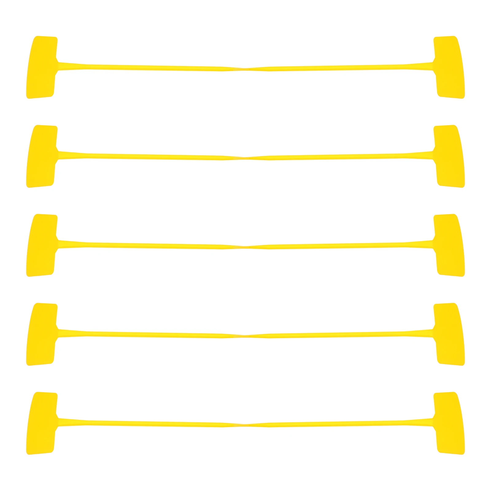 

10 Pcs Gardening Signage Plant Labels Land Card Yellow Plastic Decorative Signboards