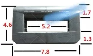 U-type Multi-function Transformer Core, High Voltage Package Core U17 Inner Gear Distance 52 Uy17 Core Transformer