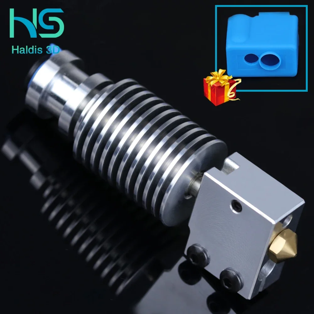 Holdes 3D Disipador Termico Highall Metal V6 Hotend J-head, блок тепловой конструкции, Boquilla V6 для E · 3D Hotend для PT100