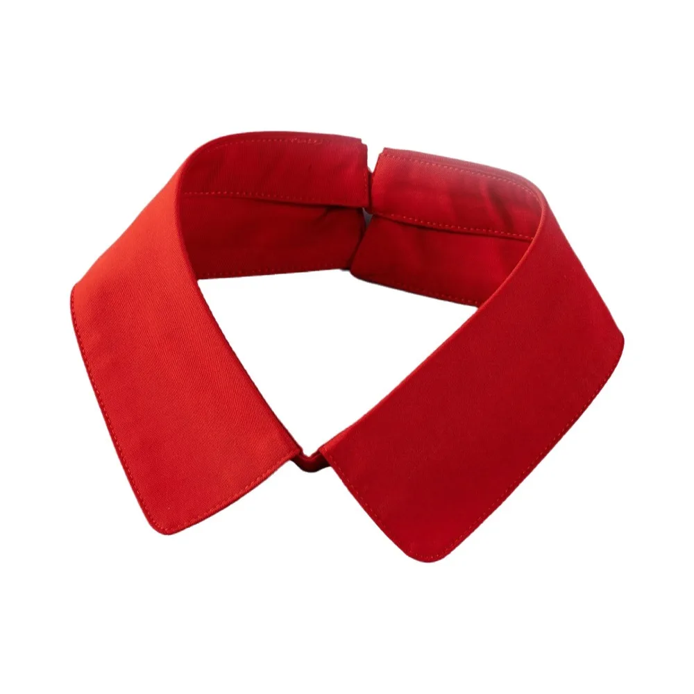 Versatile Lapel Design Detachable Fake Collar Solid Color Korean Style Necktie Collar Removable Elegant Shirt Faux Collar Girls