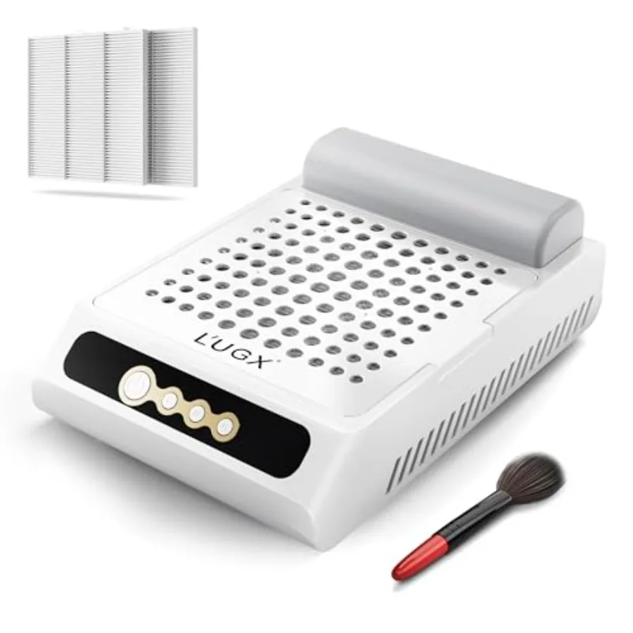 

Rechargeable Nail Dust Collector Professional Brushless Turbo Dust Collector Nail Tech Powerful Dust Suction Machine Manicure P