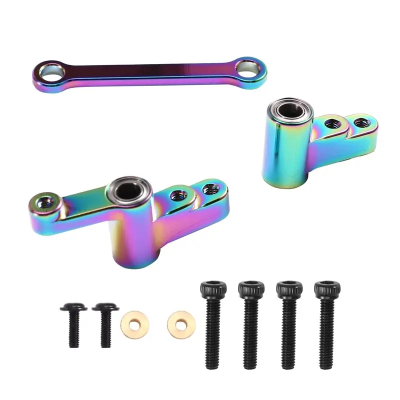 MJX 1/14 スケール RC カーアップグレードフロントステアリングアセンブリ + ベアリングキット (14301/14302 14303 14304) アクセサリーパーツ