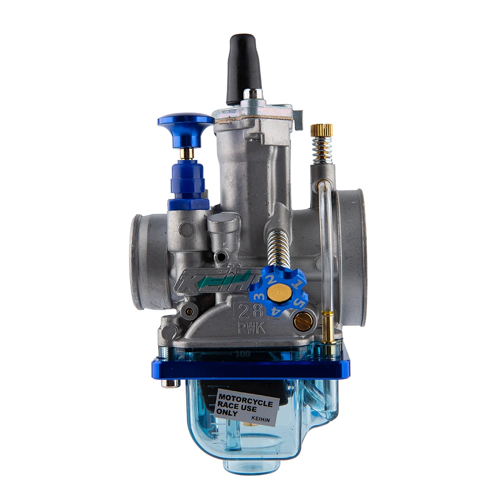 Blue Carb For Keihin PWK 24 26 28 30 32 34 mm Scooters Motocross Universal Accessories Dirt Bike Racing Motorcycle Carburetor