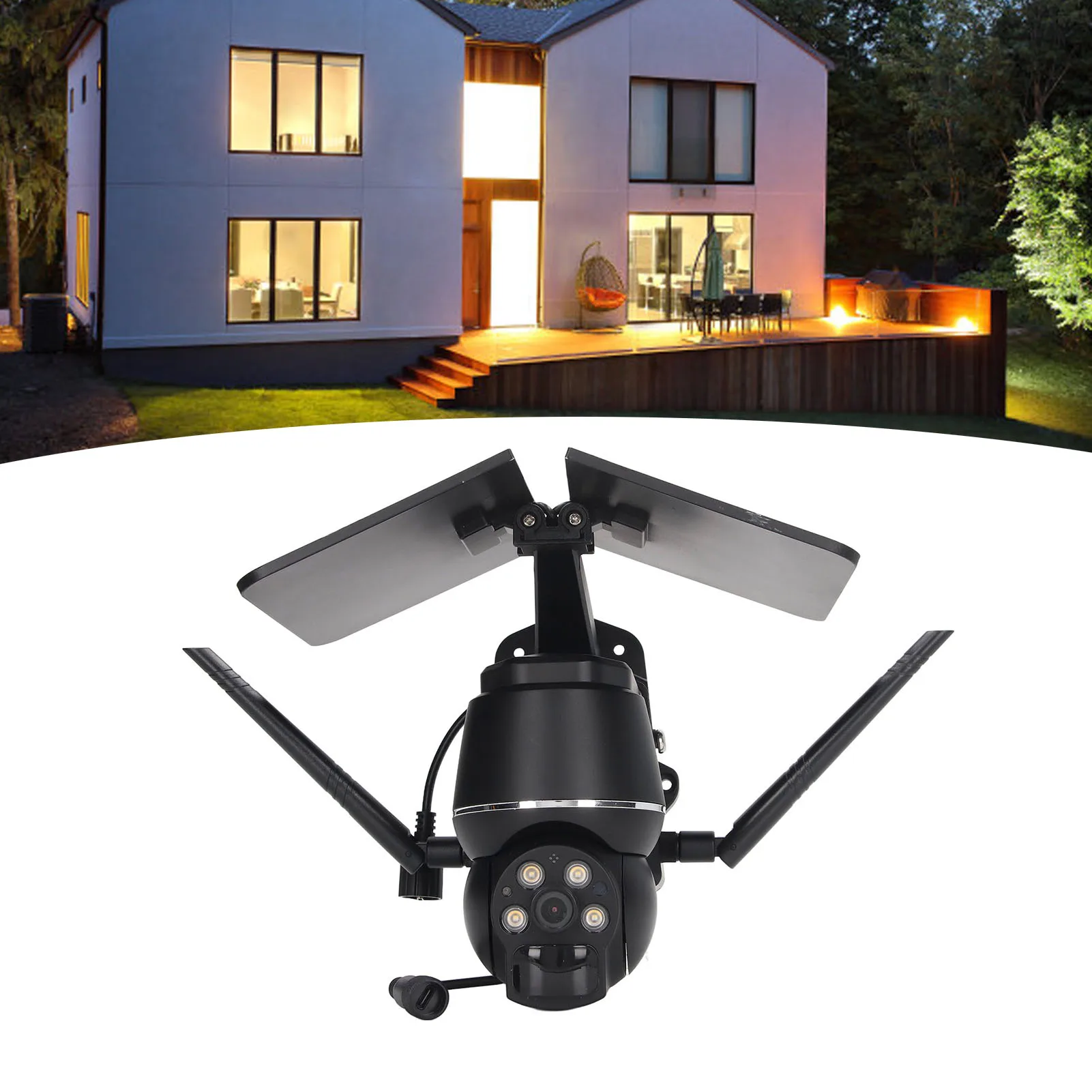 

1080P Solar Energy Camera 3MP 360° Wireless Smart Security Camera for Outdoor IP65 Waterproof Wireless Solar Energy Camare