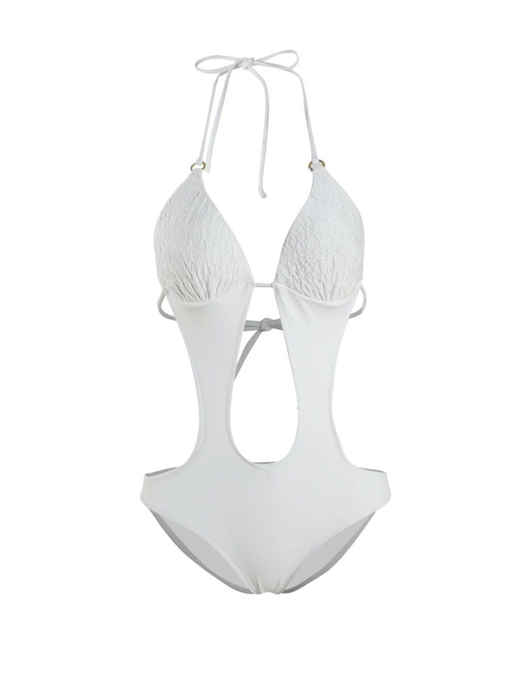 Ins Style Internet Celebrity One-piece Bikini Sexy Swimsuit Thin Belly Vacation Swimsuit Women